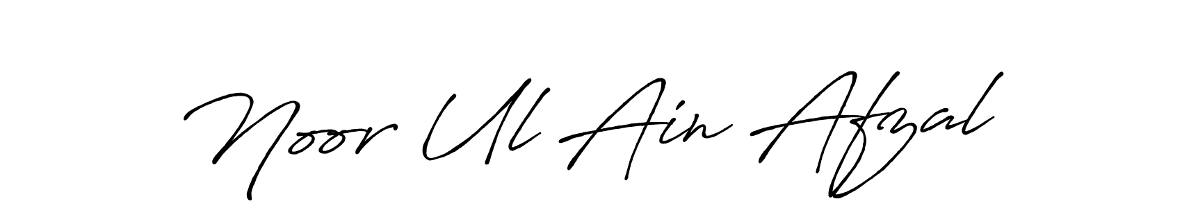Create a beautiful signature design for name Noor Ul Ain Afzal. With this signature (Antro_Vectra_Bolder) fonts, you can make a handwritten signature for free. Noor Ul Ain Afzal signature style 7 images and pictures png
