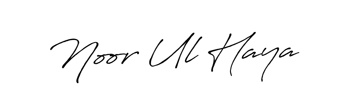 It looks lik you need a new signature style for name Noor Ul Haya. Design unique handwritten (Antro_Vectra_Bolder) signature with our free signature maker in just a few clicks. Noor Ul Haya signature style 7 images and pictures png
