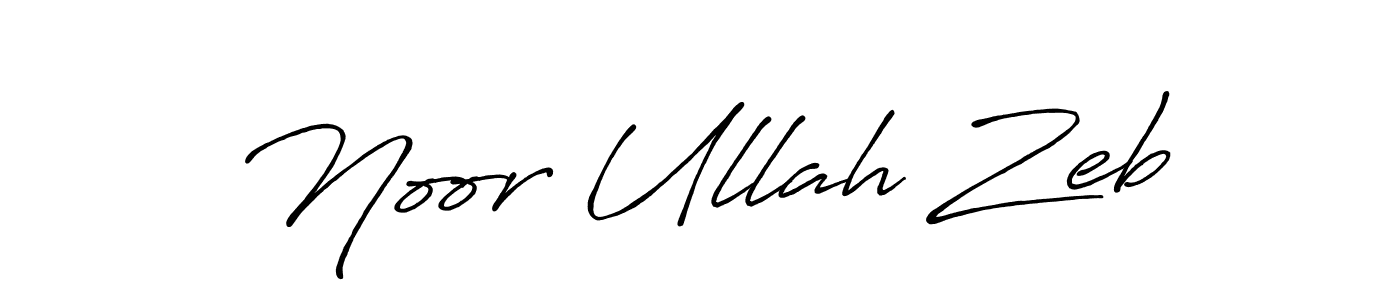 Make a beautiful signature design for name Noor Ullah Zeb. Use this online signature maker to create a handwritten signature for free. Noor Ullah Zeb signature style 7 images and pictures png