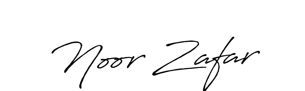 Create a beautiful signature design for name Noor Zafar. With this signature (Antro_Vectra_Bolder) fonts, you can make a handwritten signature for free. Noor Zafar signature style 7 images and pictures png