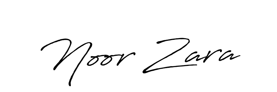 Noor Zara stylish signature style. Best Handwritten Sign (Antro_Vectra_Bolder) for my name. Handwritten Signature Collection Ideas for my name Noor Zara. Noor Zara signature style 7 images and pictures png