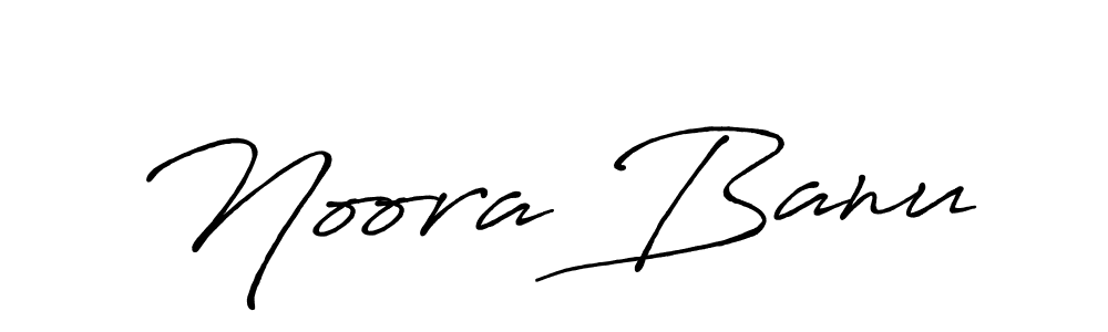 Design your own signature with our free online signature maker. With this signature software, you can create a handwritten (Antro_Vectra_Bolder) signature for name Noora Banu. Noora Banu signature style 7 images and pictures png