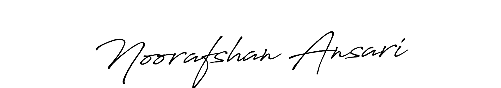 Noorafshan Ansari stylish signature style. Best Handwritten Sign (Antro_Vectra_Bolder) for my name. Handwritten Signature Collection Ideas for my name Noorafshan Ansari. Noorafshan Ansari signature style 7 images and pictures png