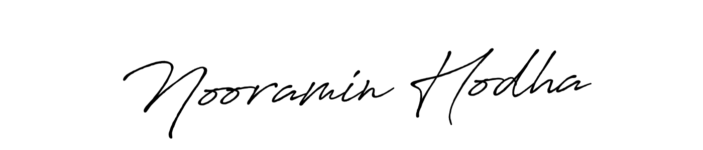 How to make Nooramin Hodha signature? Antro_Vectra_Bolder is a professional autograph style. Create handwritten signature for Nooramin Hodha name. Nooramin Hodha signature style 7 images and pictures png
