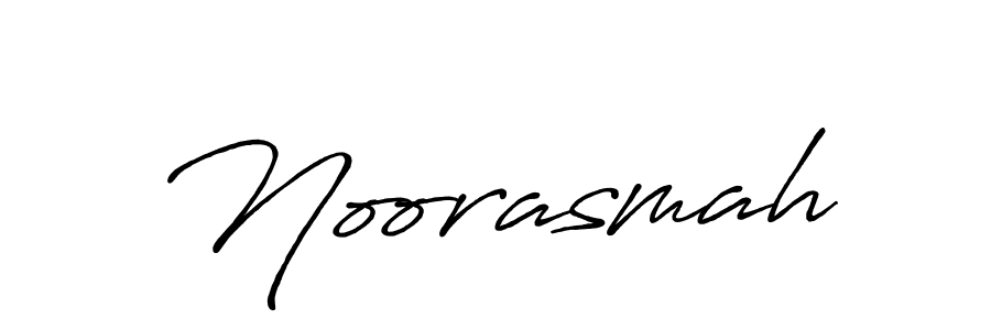 Create a beautiful signature design for name Noorasmah. With this signature (Antro_Vectra_Bolder) fonts, you can make a handwritten signature for free. Noorasmah signature style 7 images and pictures png