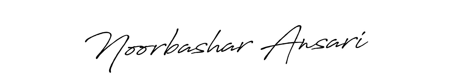 if you are searching for the best signature style for your name Noorbashar Ansari. so please give up your signature search. here we have designed multiple signature styles  using Antro_Vectra_Bolder. Noorbashar Ansari signature style 7 images and pictures png