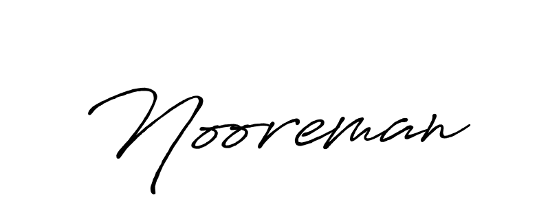 How to make Nooreman name signature. Use Antro_Vectra_Bolder style for creating short signs online. This is the latest handwritten sign. Nooreman signature style 7 images and pictures png