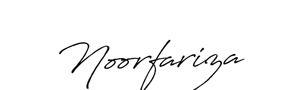 It looks lik you need a new signature style for name Noorfariza. Design unique handwritten (Antro_Vectra_Bolder) signature with our free signature maker in just a few clicks. Noorfariza signature style 7 images and pictures png