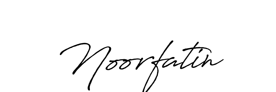 Create a beautiful signature design for name Noorfatin. With this signature (Antro_Vectra_Bolder) fonts, you can make a handwritten signature for free. Noorfatin signature style 7 images and pictures png
