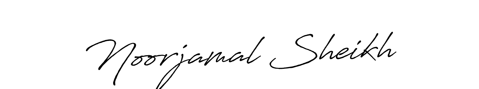 The best way (Antro_Vectra_Bolder) to make a short signature is to pick only two or three words in your name. The name Noorjamal Sheikh include a total of six letters. For converting this name. Noorjamal Sheikh signature style 7 images and pictures png
