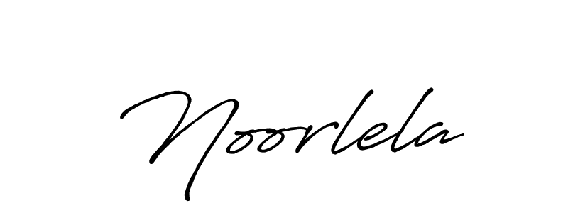 Create a beautiful signature design for name Noorlela. With this signature (Antro_Vectra_Bolder) fonts, you can make a handwritten signature for free. Noorlela signature style 7 images and pictures png