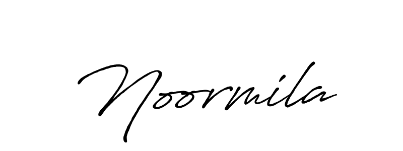 Make a beautiful signature design for name Noormila. With this signature (Antro_Vectra_Bolder) style, you can create a handwritten signature for free. Noormila signature style 7 images and pictures png