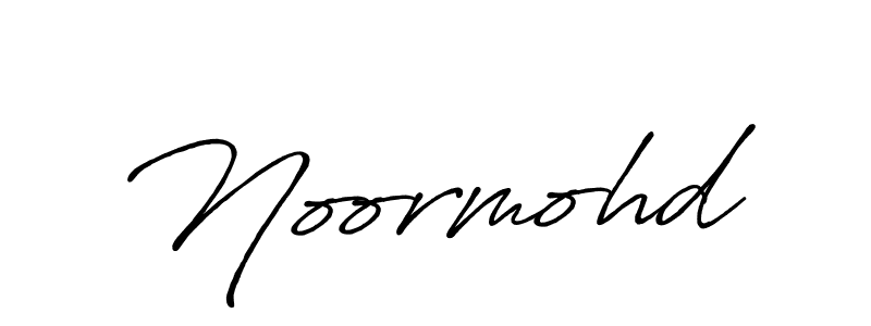 Use a signature maker to create a handwritten signature online. With this signature software, you can design (Antro_Vectra_Bolder) your own signature for name Noormohd. Noormohd signature style 7 images and pictures png