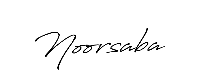 Also You can easily find your signature by using the search form. We will create Noorsaba name handwritten signature images for you free of cost using Antro_Vectra_Bolder sign style. Noorsaba signature style 7 images and pictures png