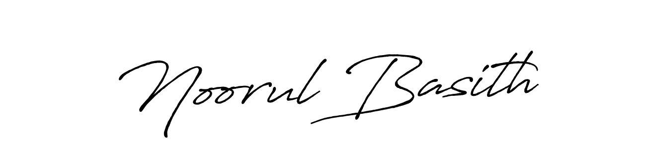 Also we have Noorul Basith name is the best signature style. Create professional handwritten signature collection using Antro_Vectra_Bolder autograph style. Noorul Basith signature style 7 images and pictures png