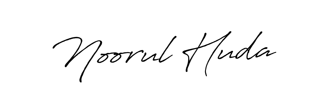Make a beautiful signature design for name Noorul Huda. With this signature (Antro_Vectra_Bolder) style, you can create a handwritten signature for free. Noorul Huda signature style 7 images and pictures png