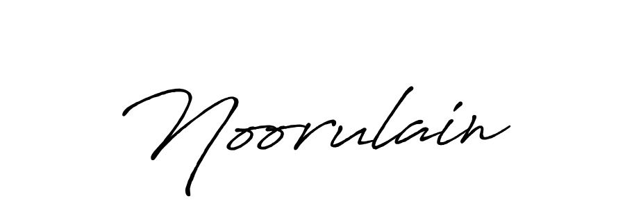 How to make Noorulain name signature. Use Antro_Vectra_Bolder style for creating short signs online. This is the latest handwritten sign. Noorulain signature style 7 images and pictures png