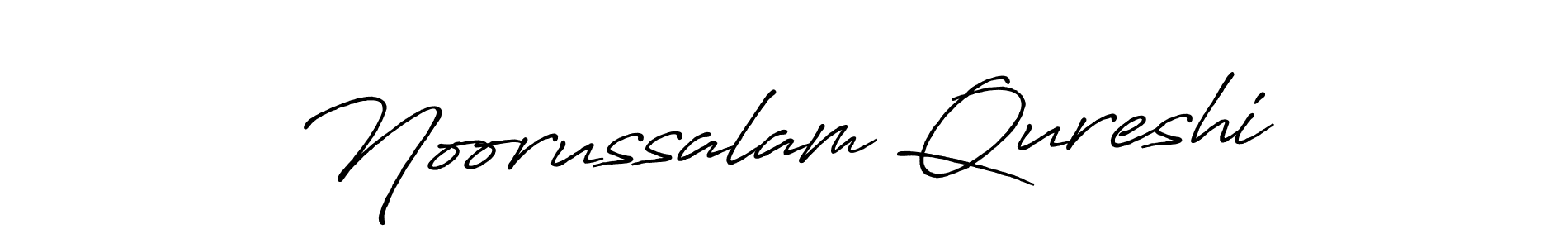 Noorussalam Qureshi stylish signature style. Best Handwritten Sign (Antro_Vectra_Bolder) for my name. Handwritten Signature Collection Ideas for my name Noorussalam Qureshi. Noorussalam Qureshi signature style 7 images and pictures png