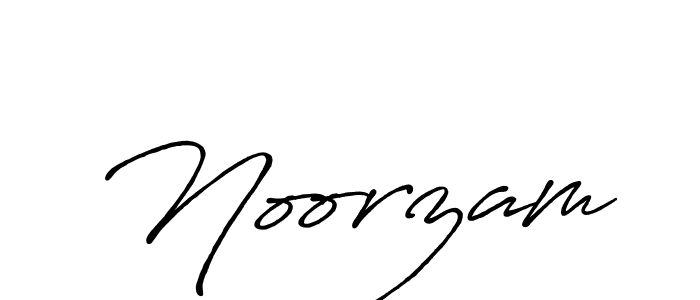 How to make Noorzam name signature. Use Antro_Vectra_Bolder style for creating short signs online. This is the latest handwritten sign. Noorzam signature style 7 images and pictures png