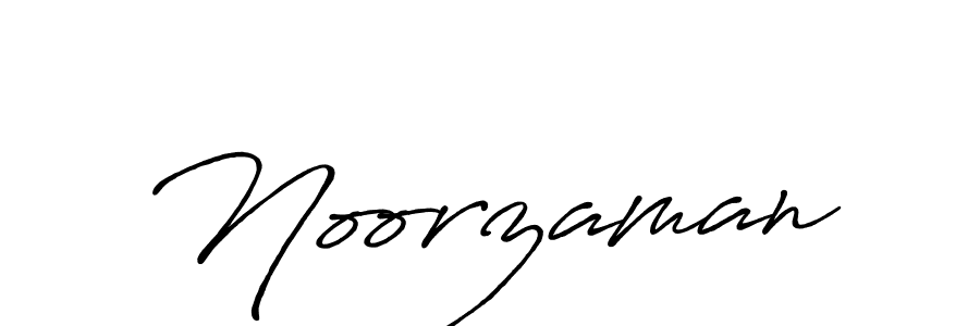 Make a beautiful signature design for name Noorzaman. With this signature (Antro_Vectra_Bolder) style, you can create a handwritten signature for free. Noorzaman signature style 7 images and pictures png