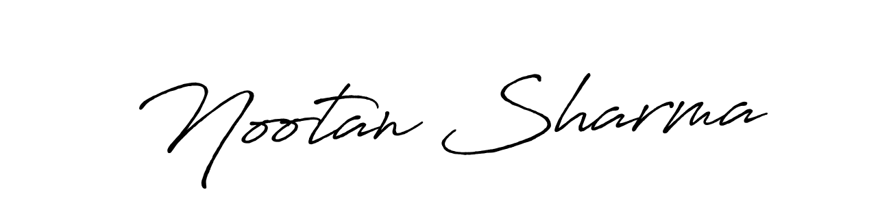 if you are searching for the best signature style for your name Nootan Sharma. so please give up your signature search. here we have designed multiple signature styles  using Antro_Vectra_Bolder. Nootan Sharma signature style 7 images and pictures png