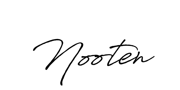 Once you've used our free online signature maker to create your best signature Antro_Vectra_Bolder style, it's time to enjoy all of the benefits that Nooten name signing documents. Nooten signature style 7 images and pictures png
