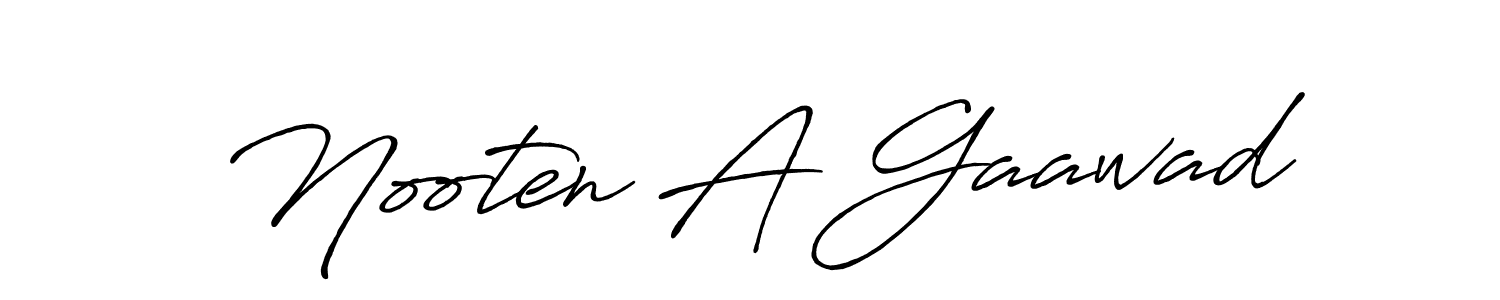 Here are the top 10 professional signature styles for the name Nooten A Gaawad. These are the best autograph styles you can use for your name. Nooten A Gaawad signature style 7 images and pictures png