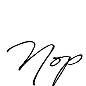 It looks lik you need a new signature style for name Nop. Design unique handwritten (Antro_Vectra_Bolder) signature with our free signature maker in just a few clicks. Nop signature style 7 images and pictures png