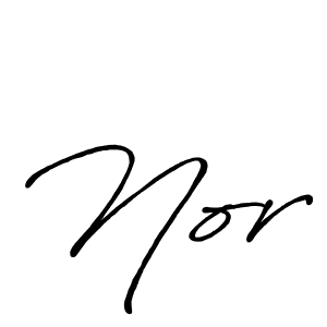 Antro_Vectra_Bolder is a professional signature style that is perfect for those who want to add a touch of class to their signature. It is also a great choice for those who want to make their signature more unique. Get Nor name to fancy signature for free. Nor signature style 7 images and pictures png