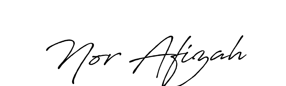 Make a short Nor Afizah signature style. Manage your documents anywhere anytime using Antro_Vectra_Bolder. Create and add eSignatures, submit forms, share and send files easily. Nor Afizah signature style 7 images and pictures png