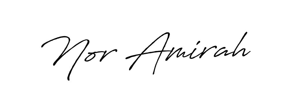 Once you've used our free online signature maker to create your best signature Antro_Vectra_Bolder style, it's time to enjoy all of the benefits that Nor Amirah name signing documents. Nor Amirah signature style 7 images and pictures png