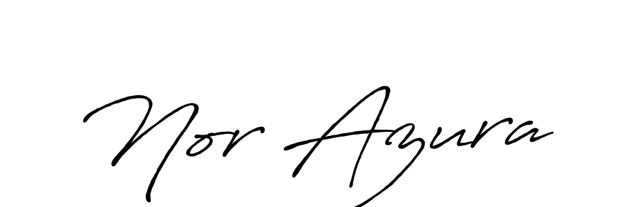 if you are searching for the best signature style for your name Nor Azura. so please give up your signature search. here we have designed multiple signature styles  using Antro_Vectra_Bolder. Nor Azura signature style 7 images and pictures png