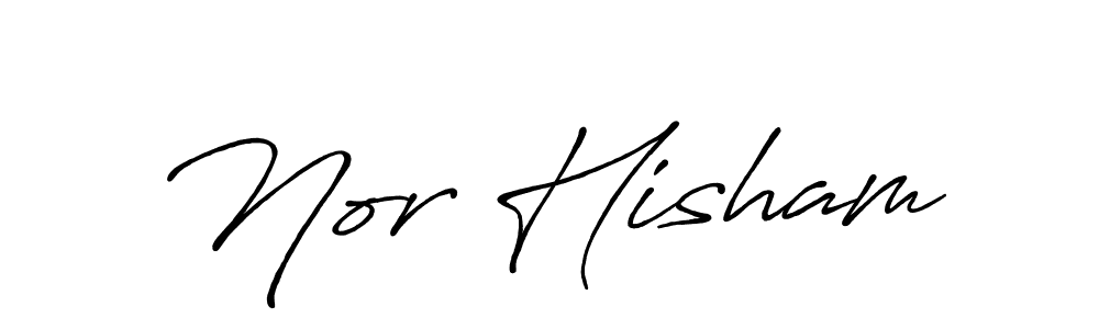 Make a short Nor Hisham signature style. Manage your documents anywhere anytime using Antro_Vectra_Bolder. Create and add eSignatures, submit forms, share and send files easily. Nor Hisham signature style 7 images and pictures png