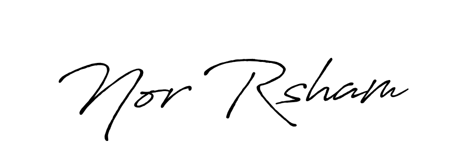 How to make Nor Rsham signature? Antro_Vectra_Bolder is a professional autograph style. Create handwritten signature for Nor Rsham name. Nor Rsham signature style 7 images and pictures png