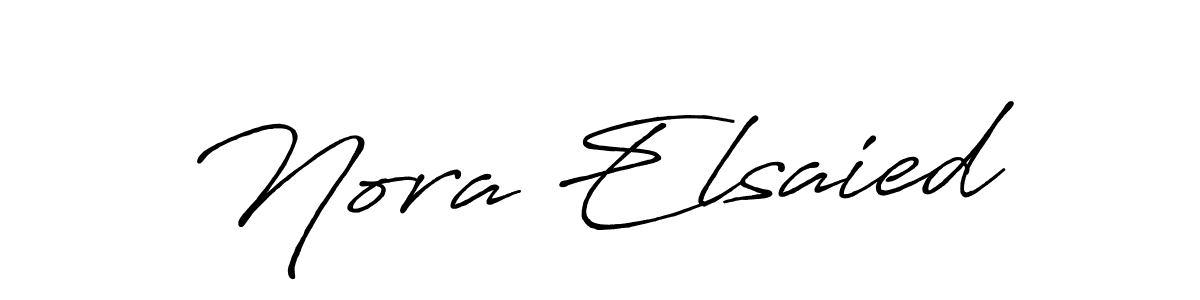 It looks lik you need a new signature style for name Nora Elsaied. Design unique handwritten (Antro_Vectra_Bolder) signature with our free signature maker in just a few clicks. Nora Elsaied signature style 7 images and pictures png