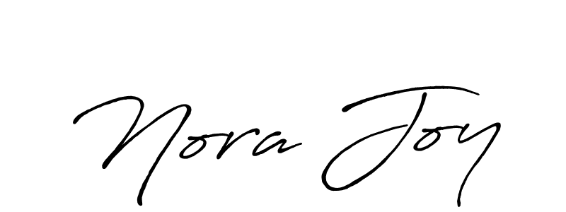 Use a signature maker to create a handwritten signature online. With this signature software, you can design (Antro_Vectra_Bolder) your own signature for name Nora Joy. Nora Joy signature style 7 images and pictures png