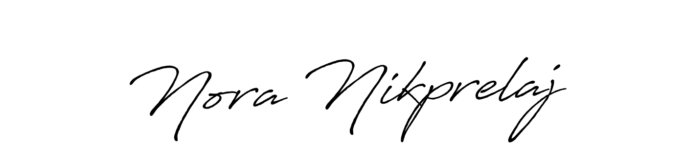 How to make Nora Nikprelaj signature? Antro_Vectra_Bolder is a professional autograph style. Create handwritten signature for Nora Nikprelaj name. Nora Nikprelaj signature style 7 images and pictures png