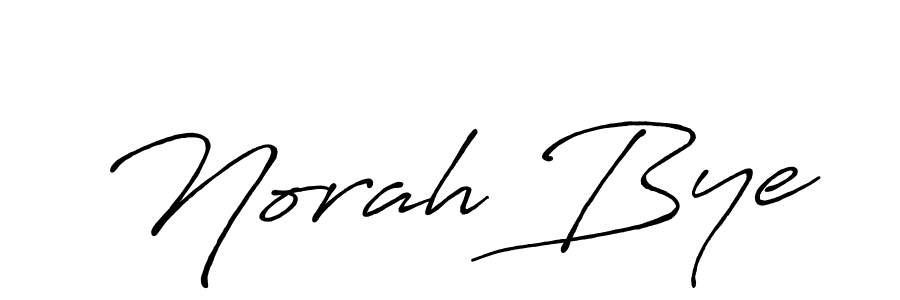 Once you've used our free online signature maker to create your best signature Antro_Vectra_Bolder style, it's time to enjoy all of the benefits that Norah Bye name signing documents. Norah Bye signature style 7 images and pictures png