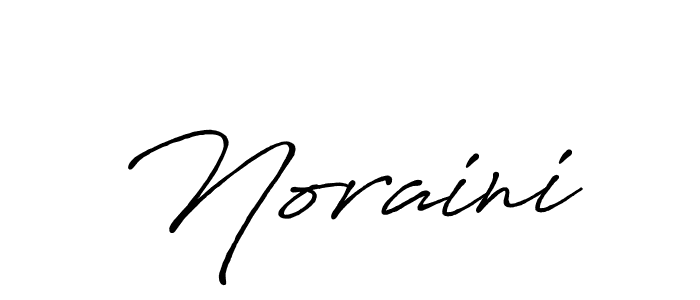 Similarly Antro_Vectra_Bolder is the best handwritten signature design. Signature creator online .You can use it as an online autograph creator for name Noraini. Noraini signature style 7 images and pictures png