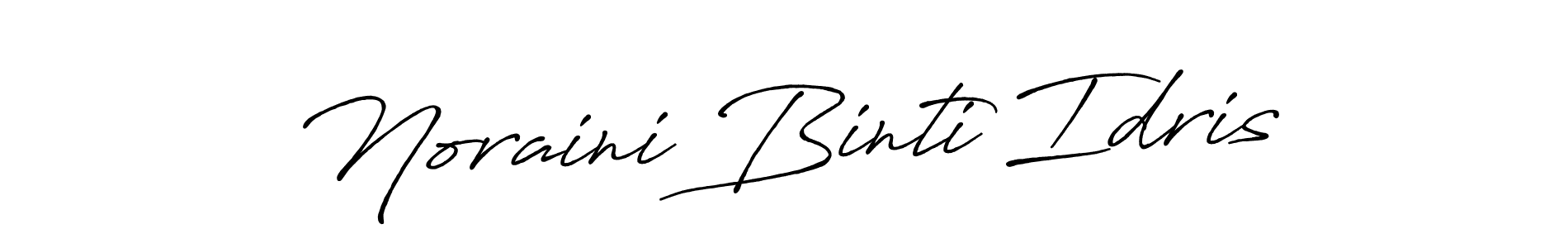 Once you've used our free online signature maker to create your best signature Antro_Vectra_Bolder style, it's time to enjoy all of the benefits that Noraini Binti Idris name signing documents. Noraini Binti Idris signature style 7 images and pictures png
