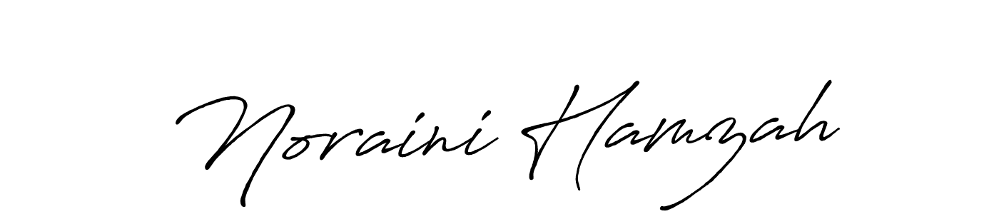 How to make Noraini Hamzah signature? Antro_Vectra_Bolder is a professional autograph style. Create handwritten signature for Noraini Hamzah name. Noraini Hamzah signature style 7 images and pictures png