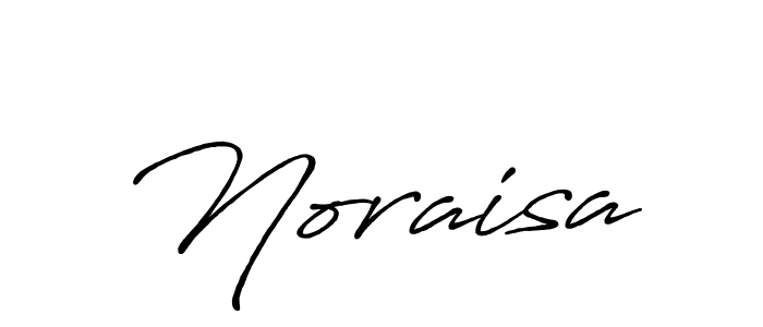 The best way (Antro_Vectra_Bolder) to make a short signature is to pick only two or three words in your name. The name Noraisa include a total of six letters. For converting this name. Noraisa signature style 7 images and pictures png