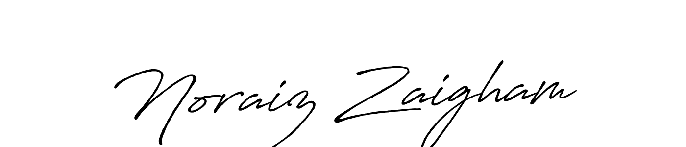 Make a beautiful signature design for name Noraiz Zaigham. Use this online signature maker to create a handwritten signature for free. Noraiz Zaigham signature style 7 images and pictures png
