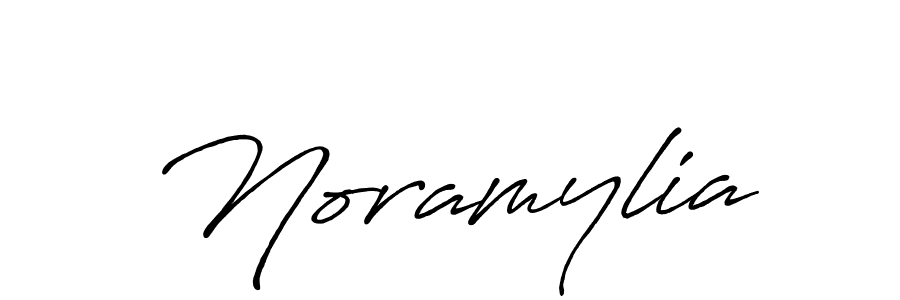 How to make Noramylia signature? Antro_Vectra_Bolder is a professional autograph style. Create handwritten signature for Noramylia name. Noramylia signature style 7 images and pictures png