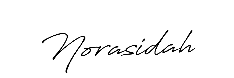 You should practise on your own different ways (Antro_Vectra_Bolder) to write your name (Norasidah) in signature. don't let someone else do it for you. Norasidah signature style 7 images and pictures png