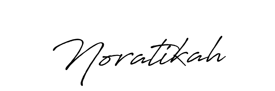 Also You can easily find your signature by using the search form. We will create Noratikah name handwritten signature images for you free of cost using Antro_Vectra_Bolder sign style. Noratikah signature style 7 images and pictures png