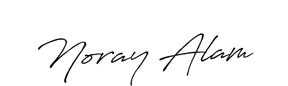 You should practise on your own different ways (Antro_Vectra_Bolder) to write your name (Noray Alam) in signature. don't let someone else do it for you. Noray Alam signature style 7 images and pictures png