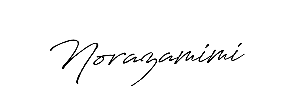 Antro_Vectra_Bolder is a professional signature style that is perfect for those who want to add a touch of class to their signature. It is also a great choice for those who want to make their signature more unique. Get Norazamimi name to fancy signature for free. Norazamimi signature style 7 images and pictures png