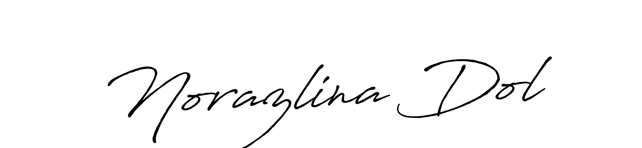 Antro_Vectra_Bolder is a professional signature style that is perfect for those who want to add a touch of class to their signature. It is also a great choice for those who want to make their signature more unique. Get Norazlina Dol name to fancy signature for free. Norazlina Dol signature style 7 images and pictures png