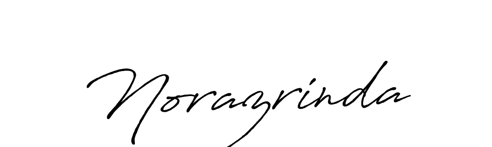 Make a beautiful signature design for name Norazrinda. Use this online signature maker to create a handwritten signature for free. Norazrinda signature style 7 images and pictures png